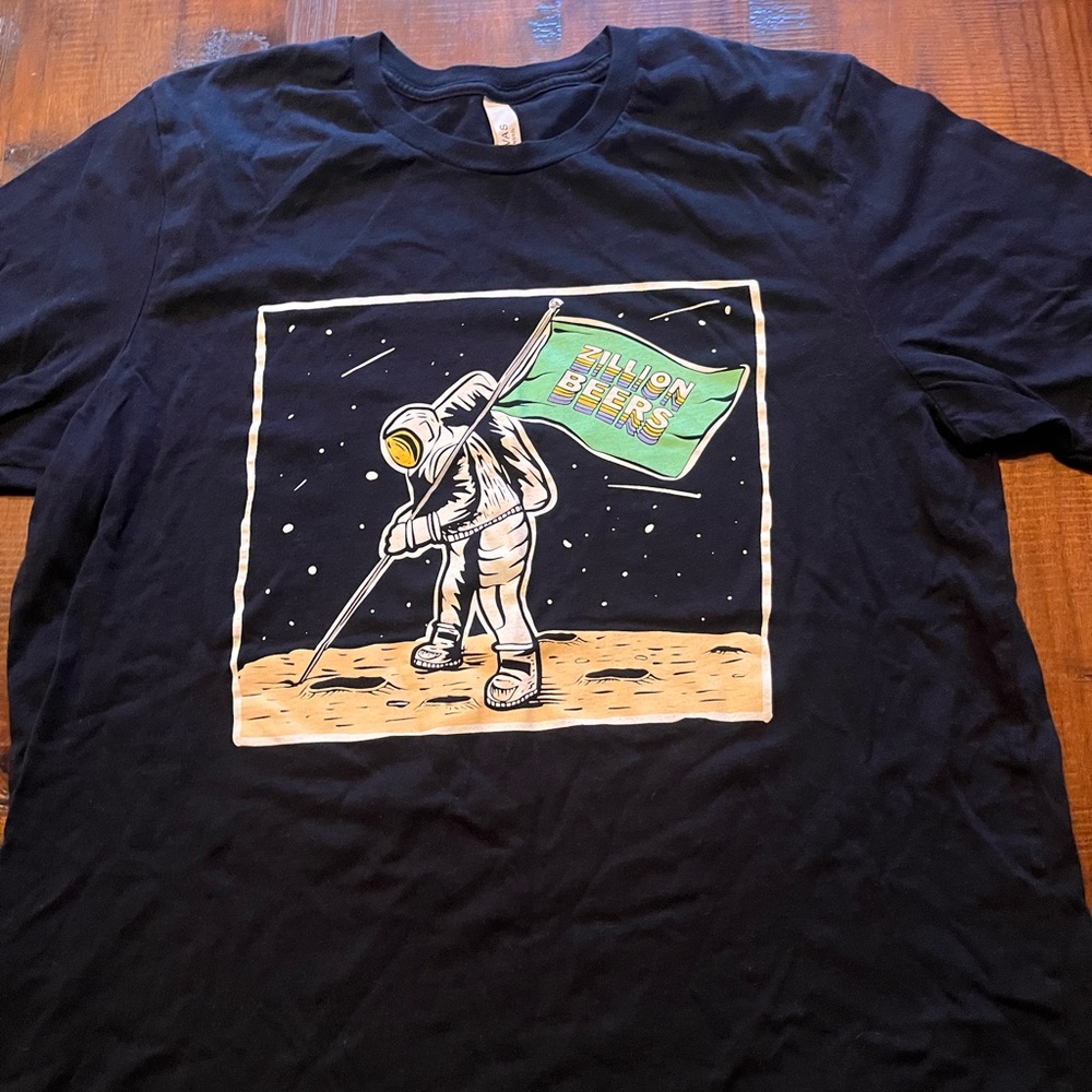 Zillion Beers Barstool Sports Black T-Shirt